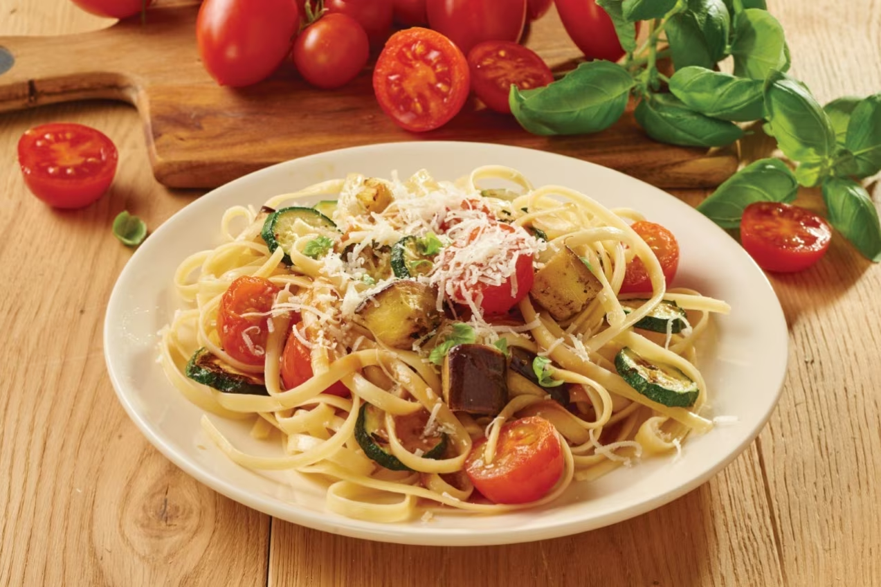 Massa com Vegetais