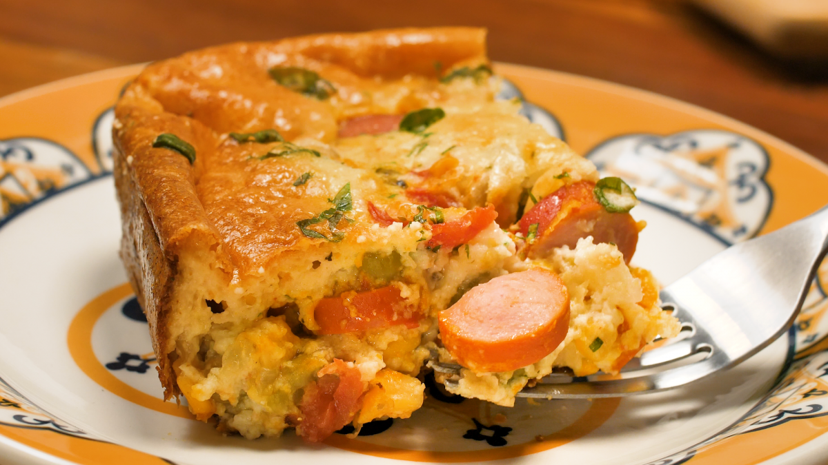Torta de Liquidificador de Salsicha