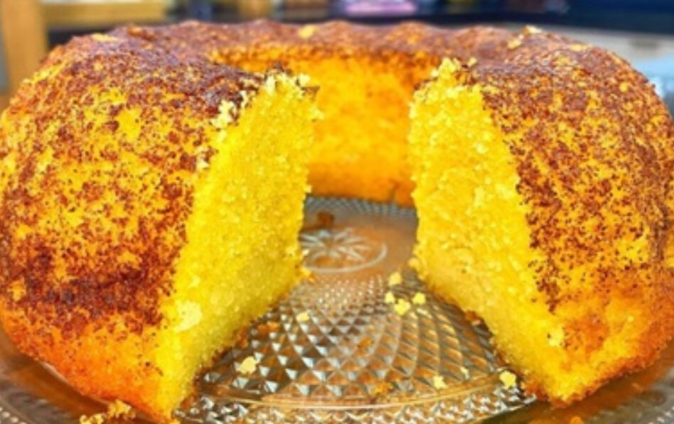 Bolo de Fubá Super Fofinho Sem Farinha