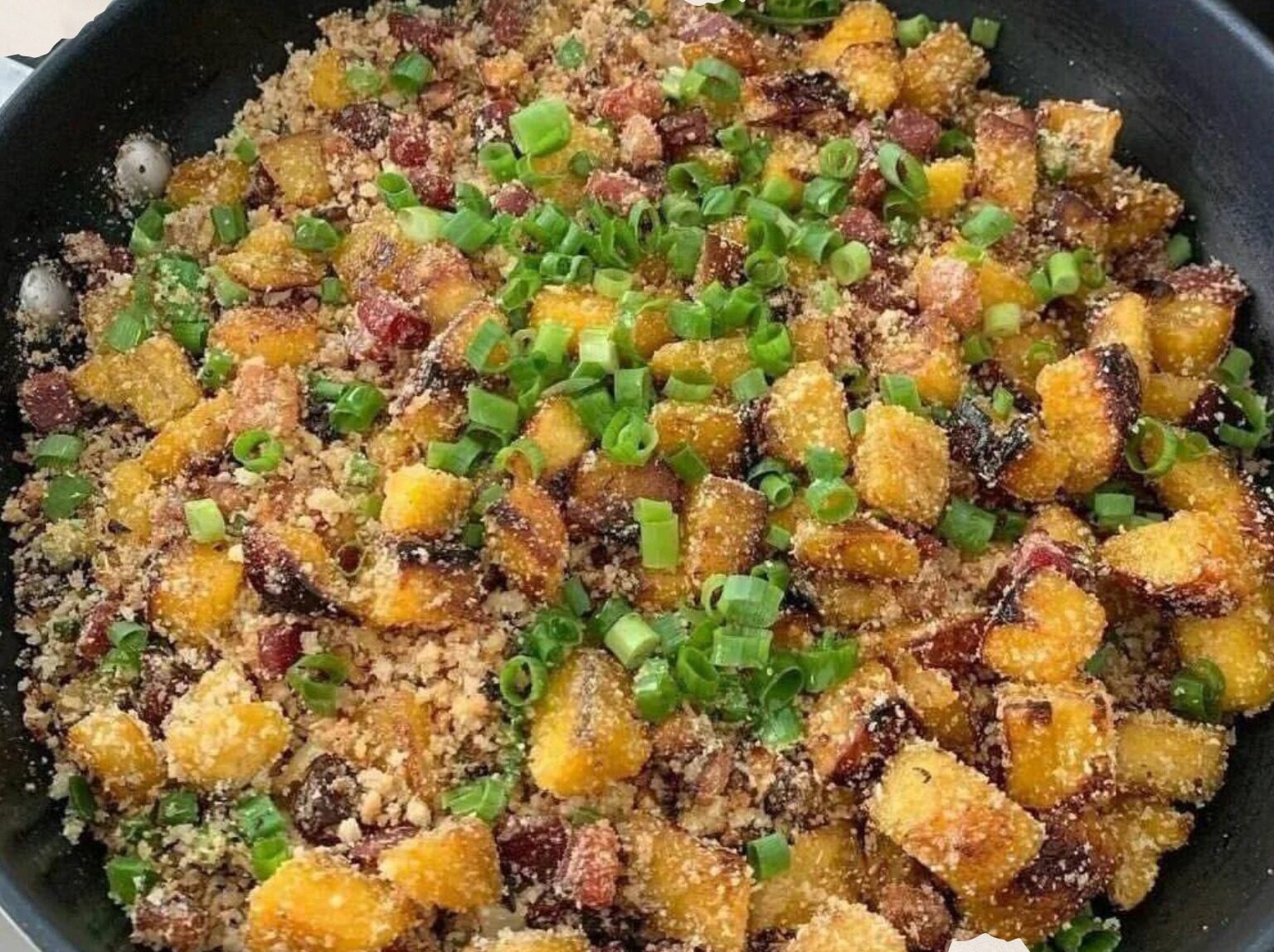 Farofa de Banana e Bacon