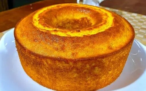 Bolo de Fubá Cozido sem Trigo