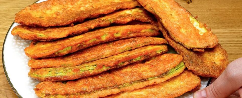 Abobrinha à milanesa