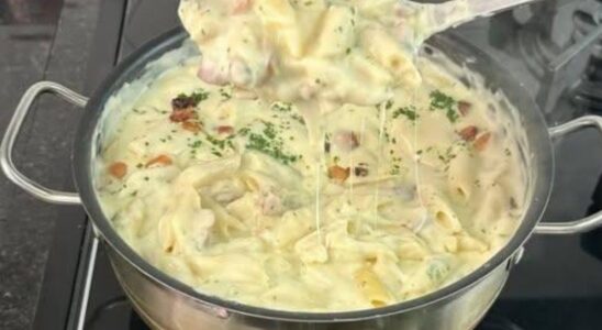 Macarrão ao Creme
